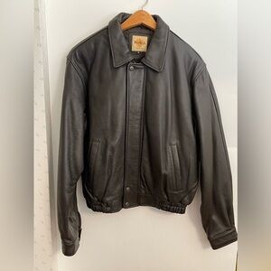Hard Rock Cafe Maui Chocolate Brown Men’s Leather Jacket